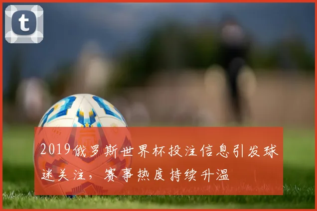 2019俄罗斯世界杯投注信息引发球迷关注，赛事热度持续升温
