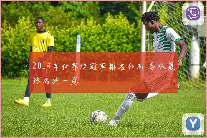 2014年世界杯冠军排名公布 各队最终名次一览