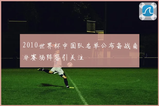 2010世界杯中国队名单公布备战南非赛场阵容引关注