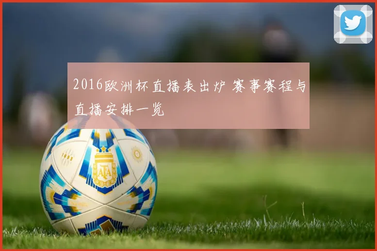 2016欧洲杯直播表出炉 赛事赛程与直播安排一览